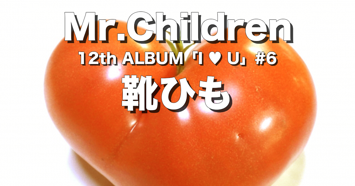 靴ひも 完全解説 歌詞の意味 Mr Children チルカン For Mr Children